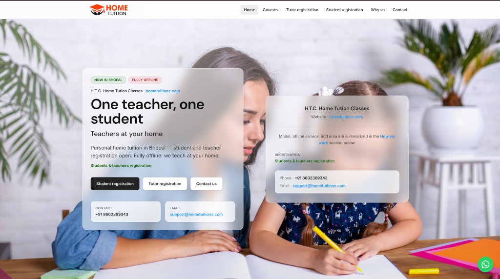 H.T.C. Home Tution Classes — Local Web